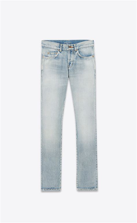 vintage ysl jeans|saint laurent slim fit jeans.